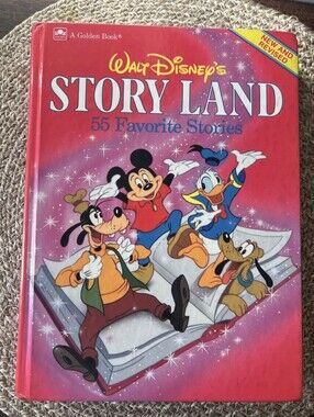 Vintage Book Walt Disney's Story Land Golden Book 1987 Collection. 55 Stories